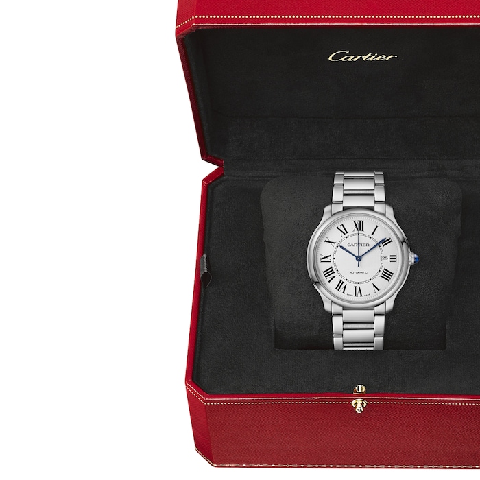 Cartier Ronde Must De Cartier Watch, 40mm, Mechanical Movement With Automatic Winding, Steel