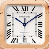 Cartier Santos Watch, Large Model, Automatic Movement, Rose Gold Interchangeable Strap