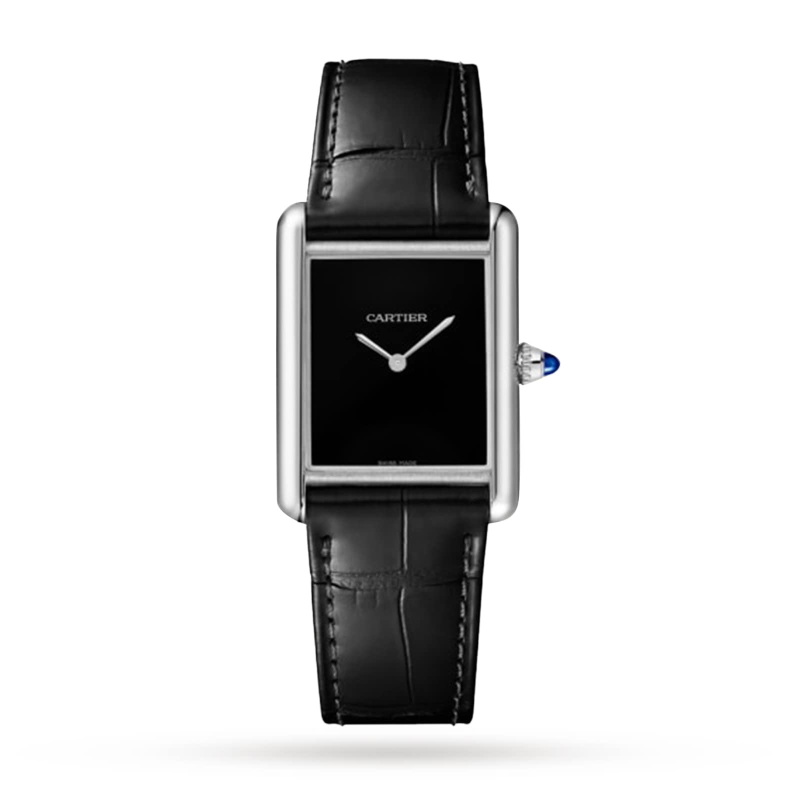 All black cartier watch hotsell