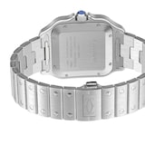 Cartier Santos De Cartier Large Model, Automatic Movement, Steel, PVD, Interchangeable Metal And Rubber Straps