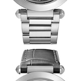 Cartier Pasha De Cartier Watch 41mm, Automatic Movement, Steel, Dark Grey Dial, Interchangeable Metal And Leather Straps