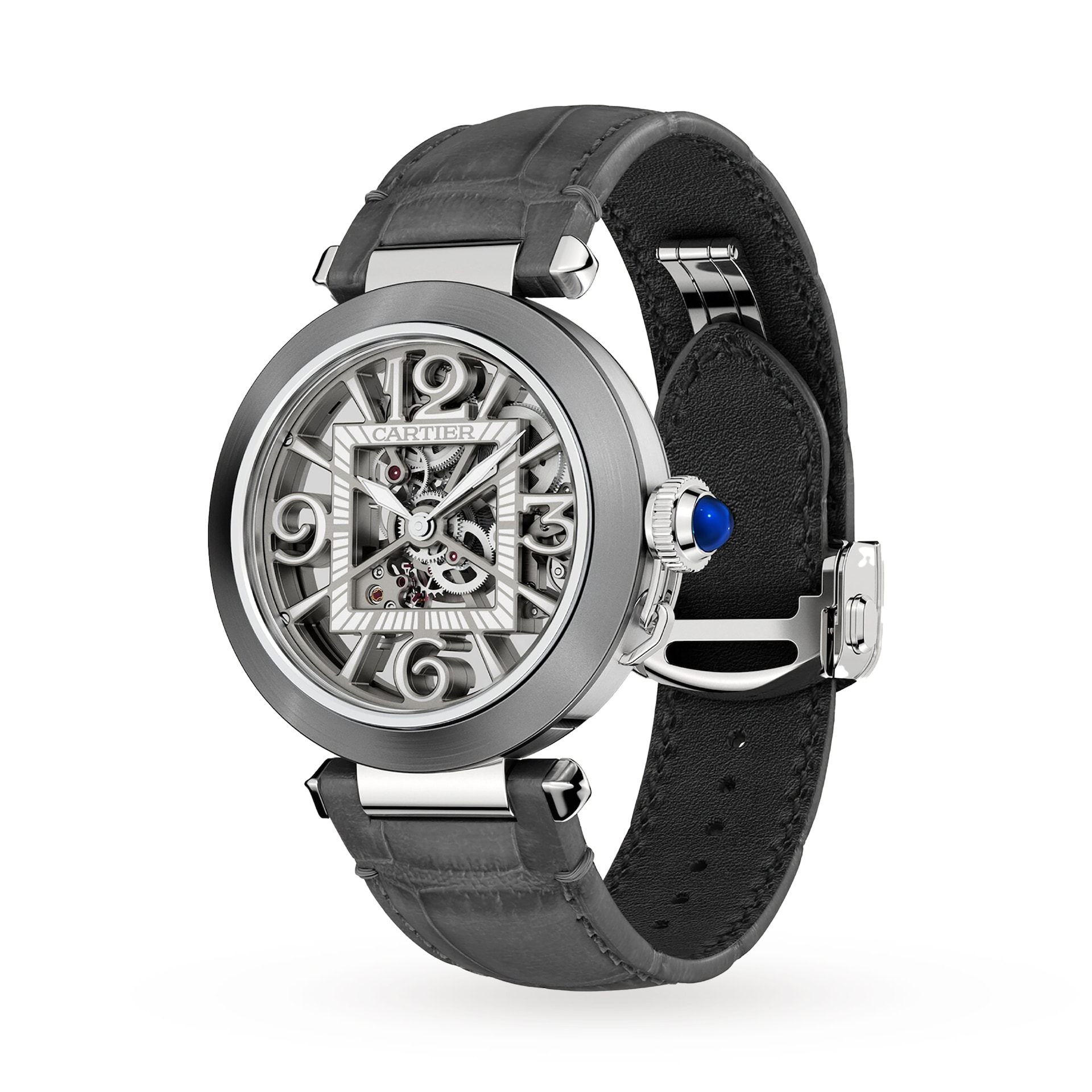 Cartier Pasha De Cartier Watch, Skeleton, Mechanical Movement With Automatic Winding Cartier Pasha De Cartier Watch, Skeleton, Mechanical Movement With Automatic Winding