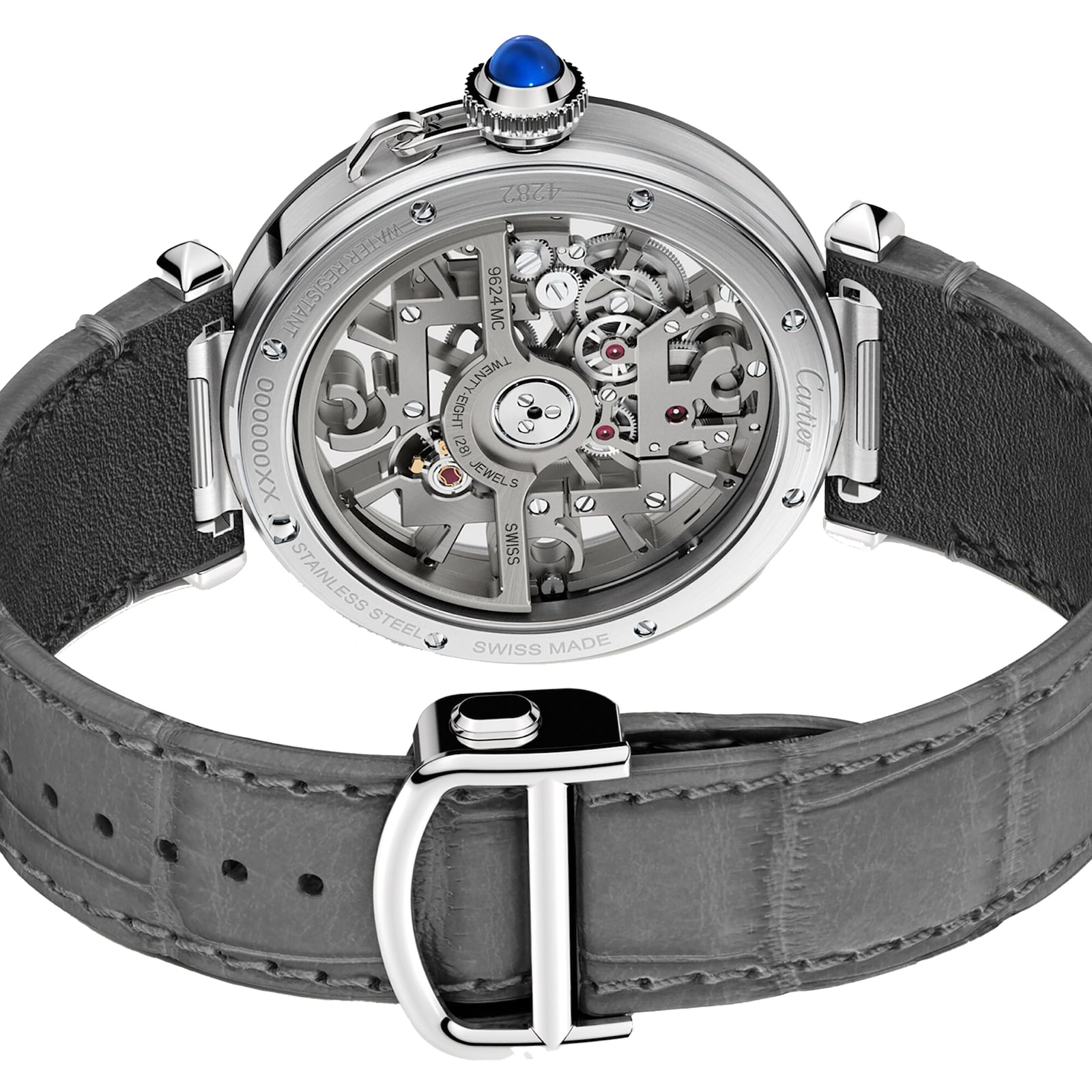 Cartier Pasha De Cartier Watch, Skeleton, Mechanical Movement With Automatic Winding