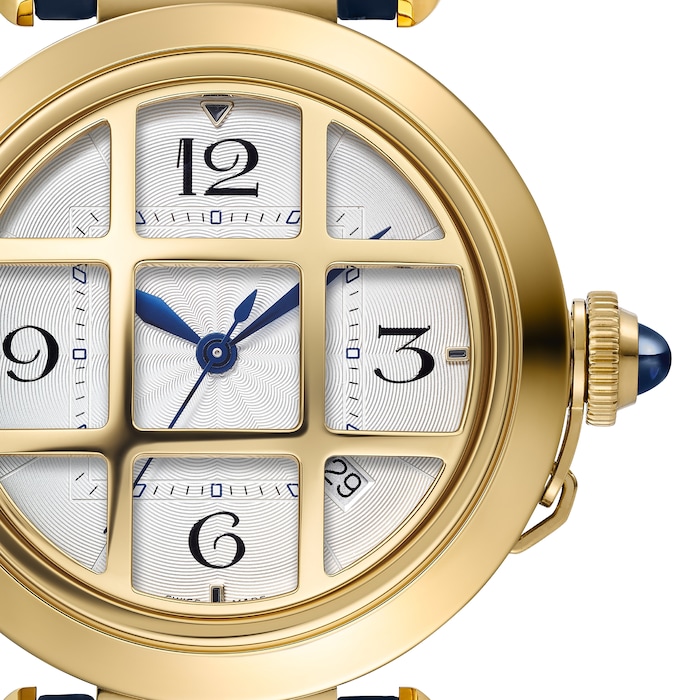 Cartier Pasha De Cartier 41mm, Automatic Movement, Yellow Gold, Interchangeable Leather Straps