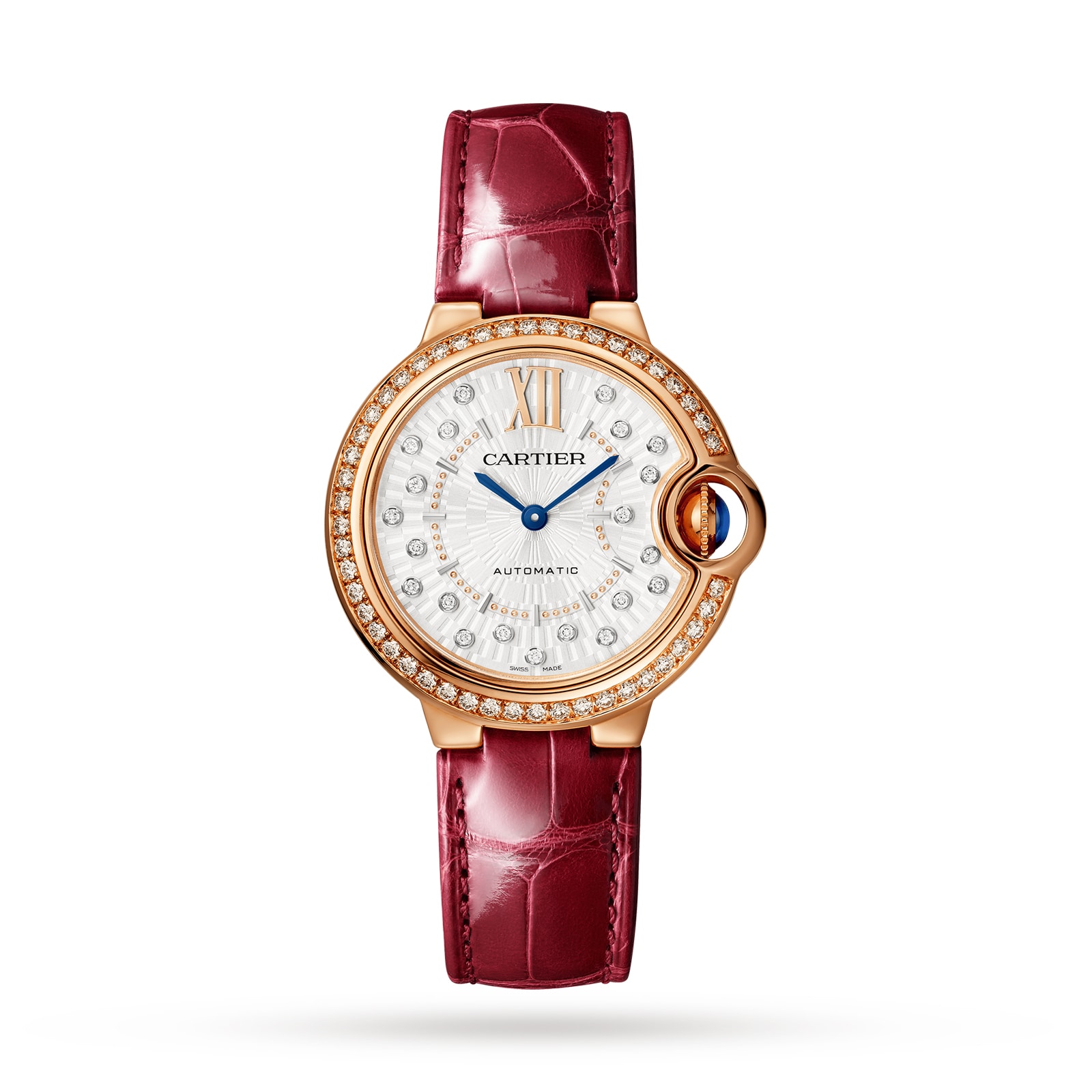Cartier Ballon Bleu De Cartier Watch, 33mm, Self-Winding Mechanical Movement, Rose Gold Cartier Ballon Bleu De Cartier Watch, 33mm, Self-Winding Mechanical Movement, Rose Gold