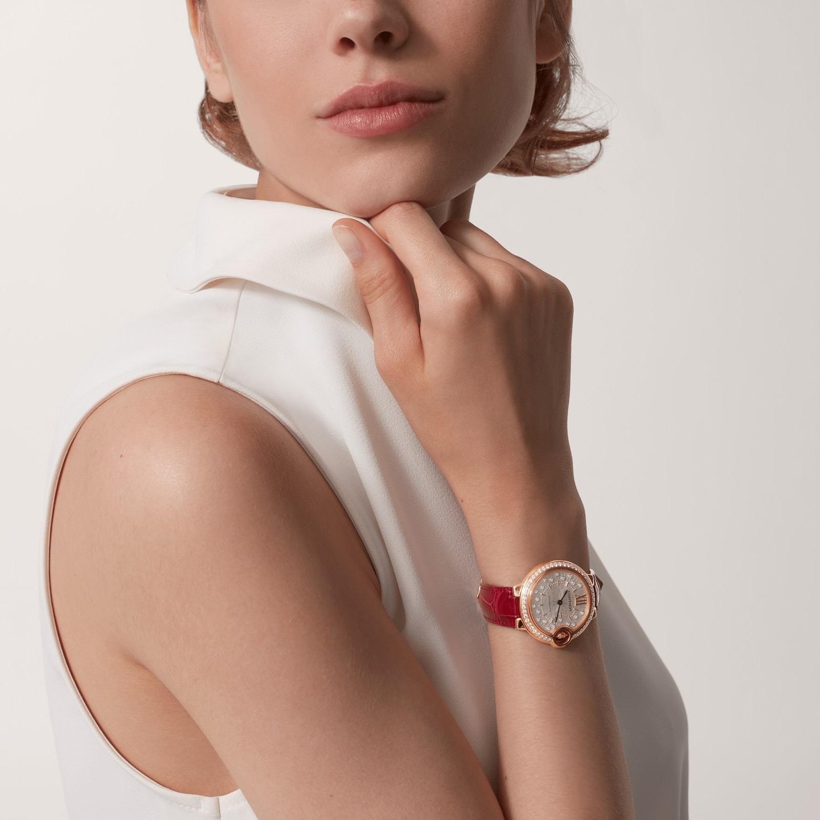 Cartier Ballon Bleu De Cartier Watch, 33mm, Self-Winding Mechanical Movement, Rose Gold Cartier Ballon Bleu De Cartier Watch, 33mm, Self-Winding Mechanical Movement, Rose Gold
