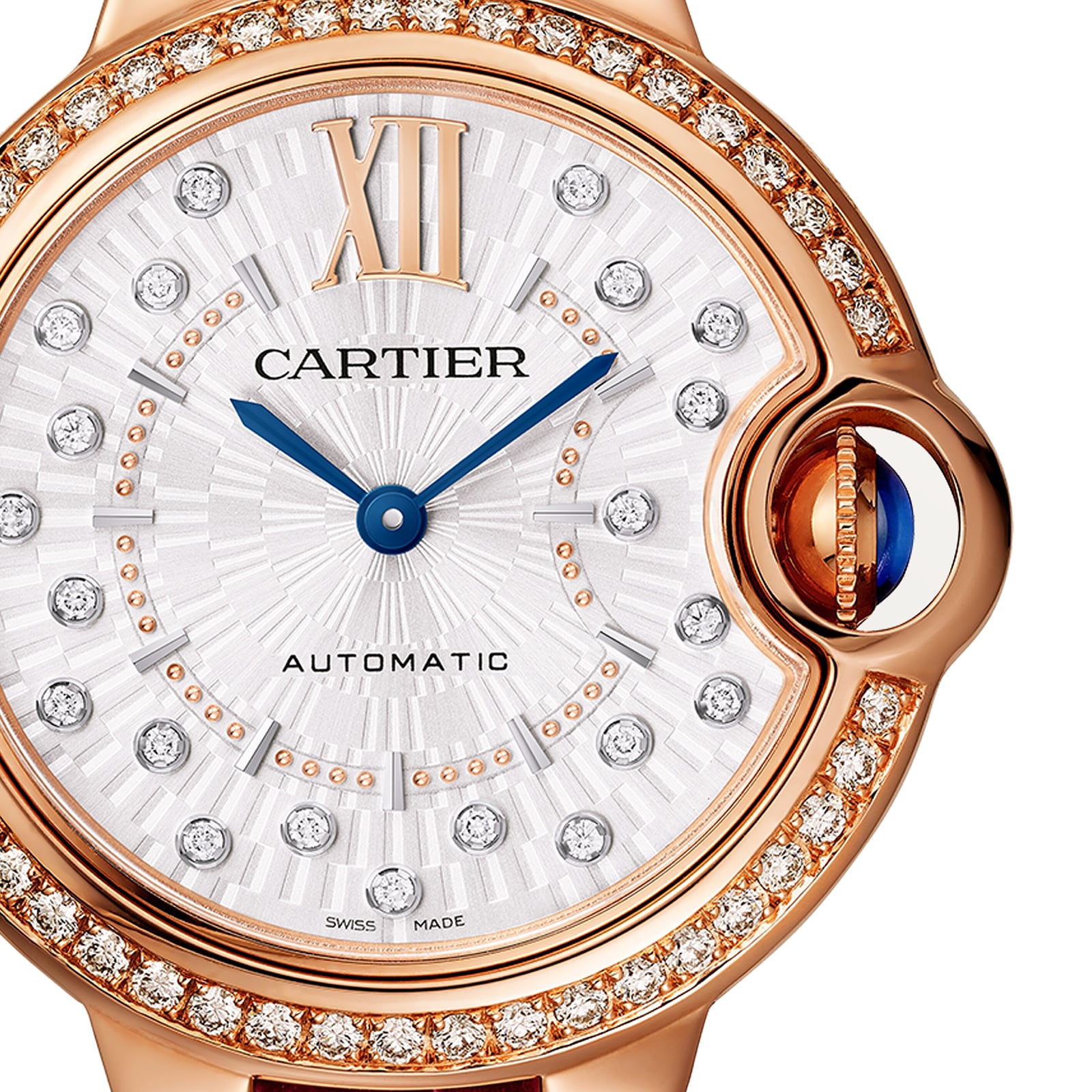 Cartier Ballon Bleu De Cartier Watch, 33mm, Self-Winding Mechanical Movement, Rose Gold Cartier Ballon Bleu De Cartier Watch, 33mm, Self-Winding Mechanical Movement, Rose Gold