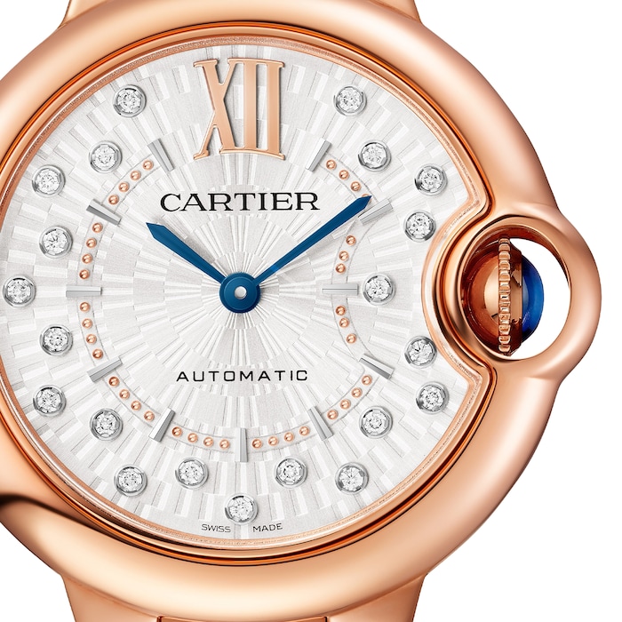 Cartier Ballon Bleu De Cartier Watch, 33mm, Self-Winding Mechanical Movement, Rose Gold