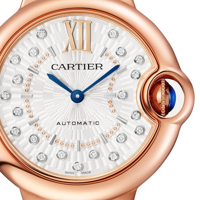 Cartier Ballon Bleu De Cartier Watch, 33mm, Self-Winding Mechanical Movement, Rose Gold