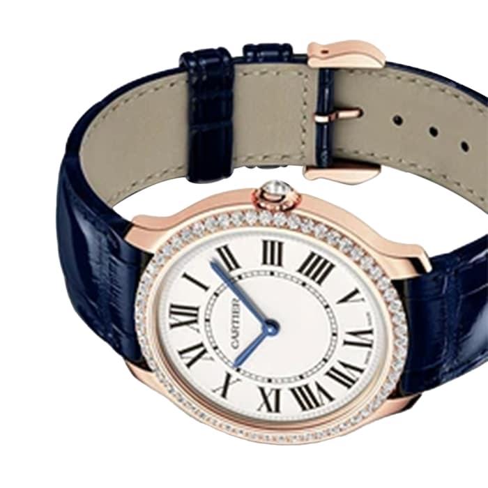 Cartier Ronde Louis Cartier Watch, 36mm, Quartz Movement, Case and Beaded Crown in Rose Gold