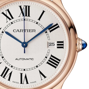 Cartier Ronde Louis Cartier Watch, 40 mm, Automatic Mechanical Movement 1847 MC Case And Beaded Crown In Rose Gold
