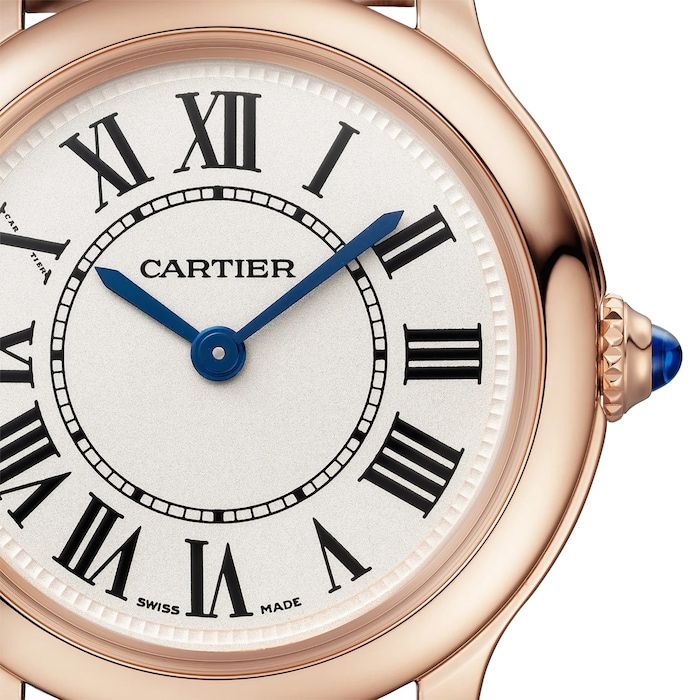 Cartier Ronde Louis Cartier Watch, 29mm, Quartz Movement, Case And Beaded Crown In Rose Gold