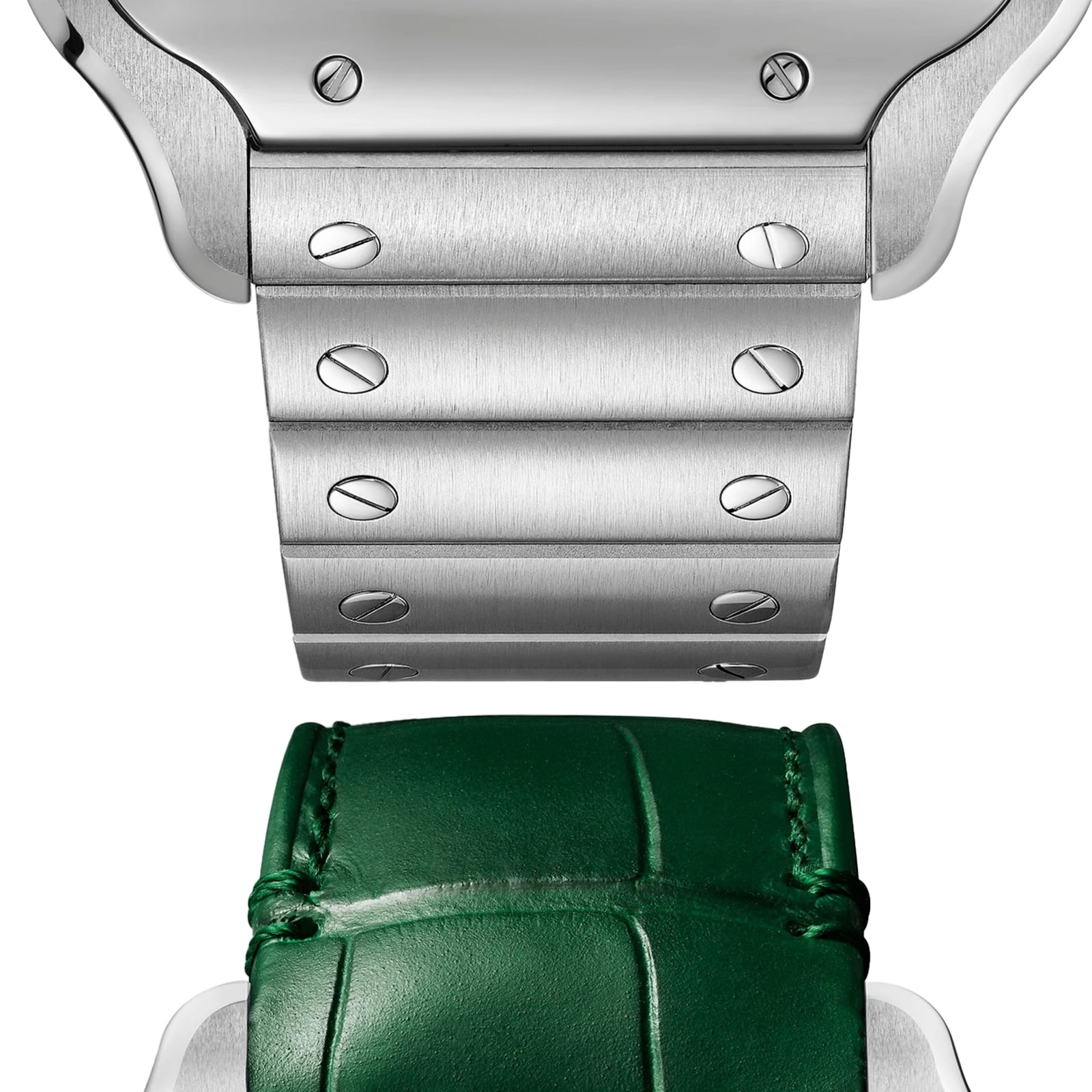 Cartier Santos De Cartier Watch, Skeleton, Large Model, Manufacture Mechanical Movement With Manual Winding Cartier Santos De Cartier Watch, Skeleton, Large Model, Manufacture Mechanical Movement With Manual Winding