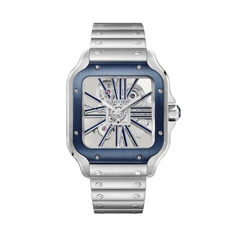 Cartier Santos Watch, Large Model, Manual Winding, Steel Case Cartier Santos Watch, Large Model, Manual Winding, Steel Case