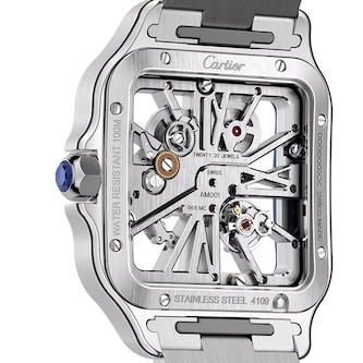 Cartier Santos Watch, Large Model, Manual Winding, Steel Case Cartier Santos Watch, Large Model, Manual Winding, Steel Case