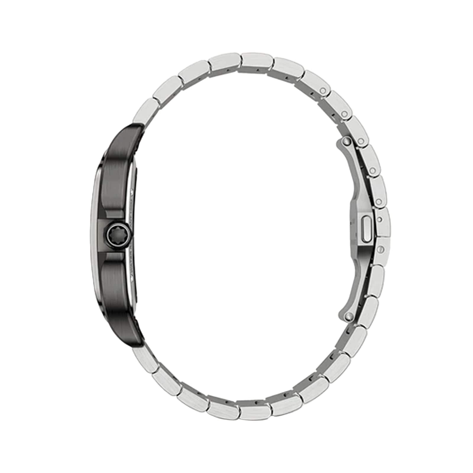 Cartier Santos Watch, Large Model, Manual Winding, Black ADLC Steel Case Interchangeable Strap