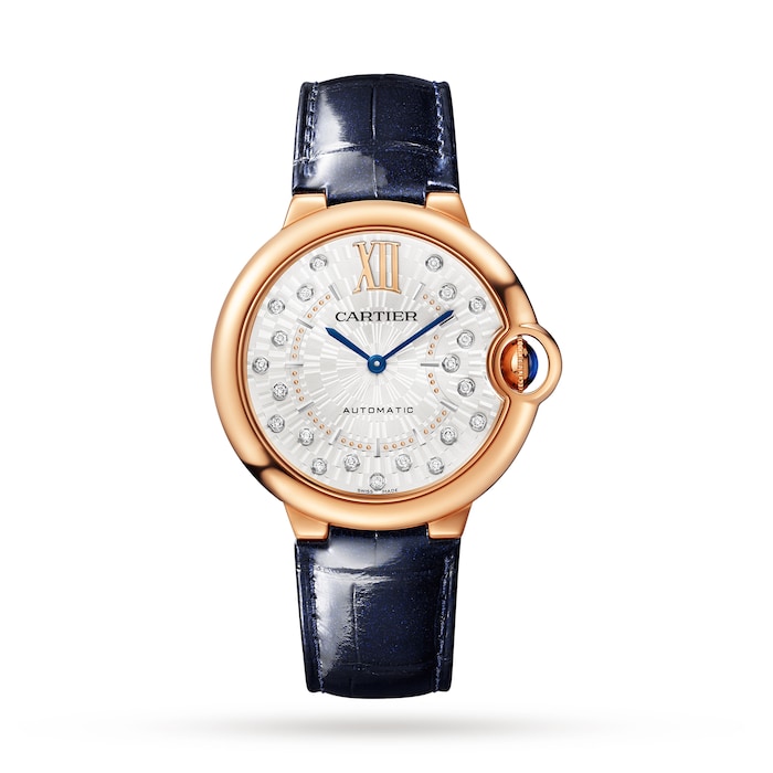 Cartier Ballon Bleu De Cartier Watch, 36mm. Self-Winding Mechanical Movement, Rose Gold