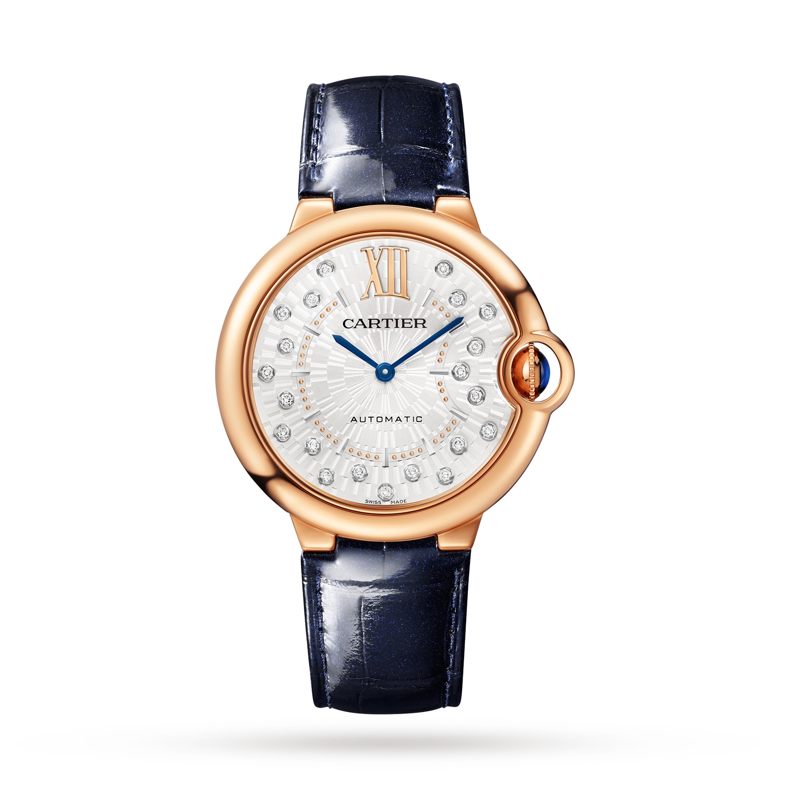 Cartier Ballon Bleu De Cartier Watch, 36mm. Self-Winding Mechanical Movement, Rose Gold