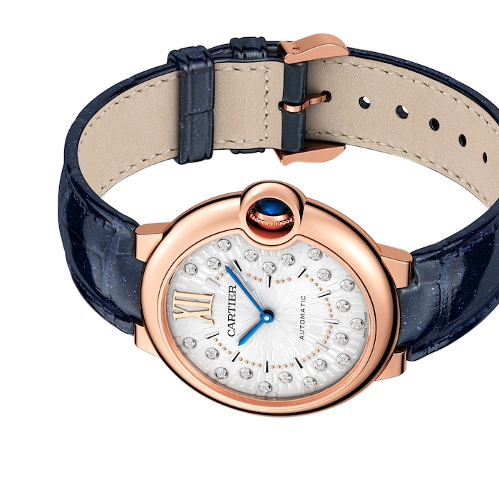 Cartier Ballon Bleu De Cartier Watch, 36mm. Self-Winding Mechanical Movement, Rose Gold