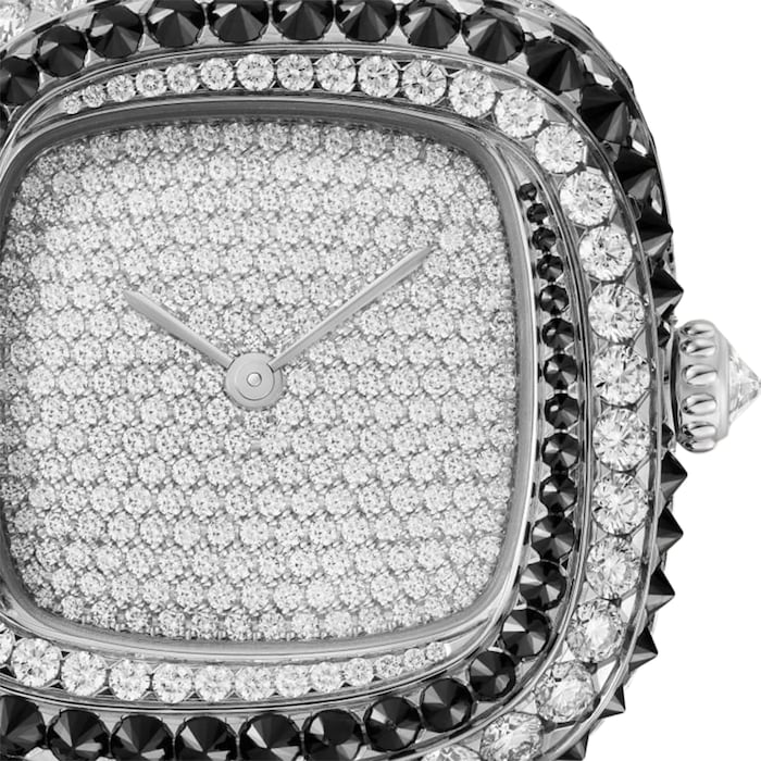 Cartier Coussin De Cartier watch, Medium Model, Quartz Movement, White Gold