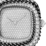 Cartier Coussin De Cartier watch, Medium Model, Quartz Movement, White Gold