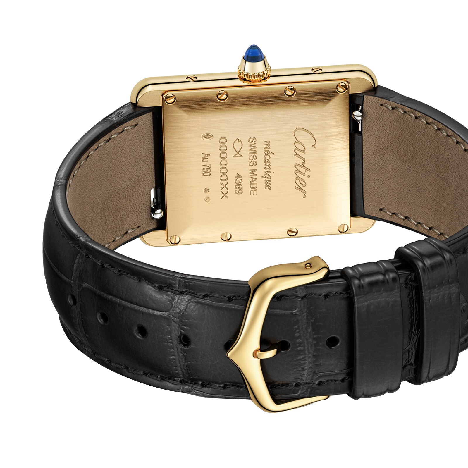 Cartier tank louis manual wind sale