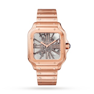 Cartier Santos De Cartier Watch, Large Model, Manual Winding, Rose Gold