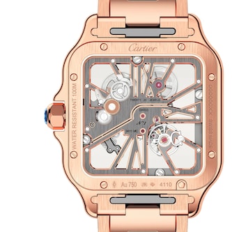 Cartier Santos De Cartier Watch, Large Model, Manual Winding, Rose Gold