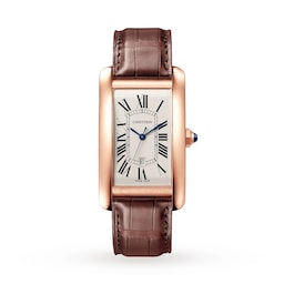 17311353 - Tank Americaine Watch, Large Model, Mechanical Movement With Automatic Winding, Rose Gold