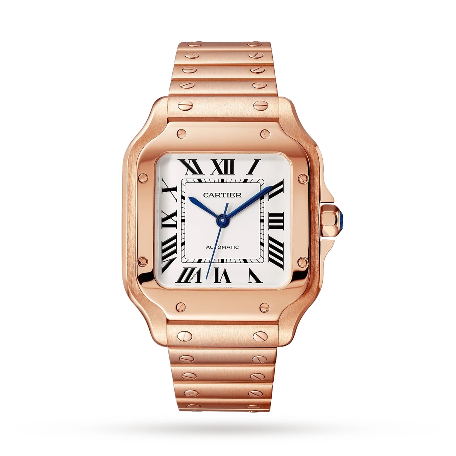 Cartier Santos De Cartier Watch Medium Model, Mechanical Movement With Automatic Winding Cartier Santos De Cartier Watch Medium Model, Mechanical Movement With Automatic Winding