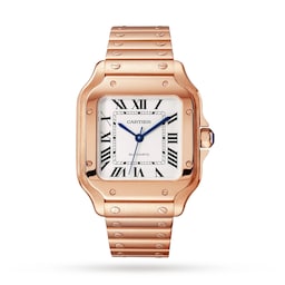 17311366 - Santos De Cartier Watch Medium Model, Mechanical Movement With Automatic Winding