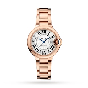 Cartier Ballon Bleu De Cartier Watch 33mm, Mechanical Movement With Automatic Winding, Rose Gold