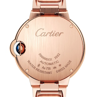 Cartier Ballon Bleu De Cartier Watch 33mm, Mechanical Movement With Automatic Winding, Rose Gold