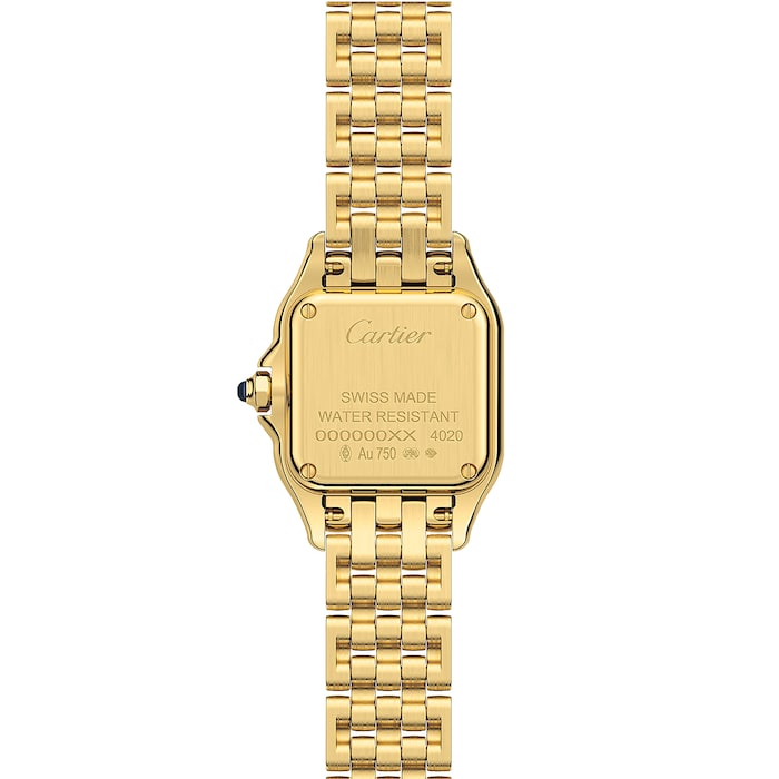 Cartier Panthère De Cartier Watch Small Model, Quartz Movement, Yellow Gold