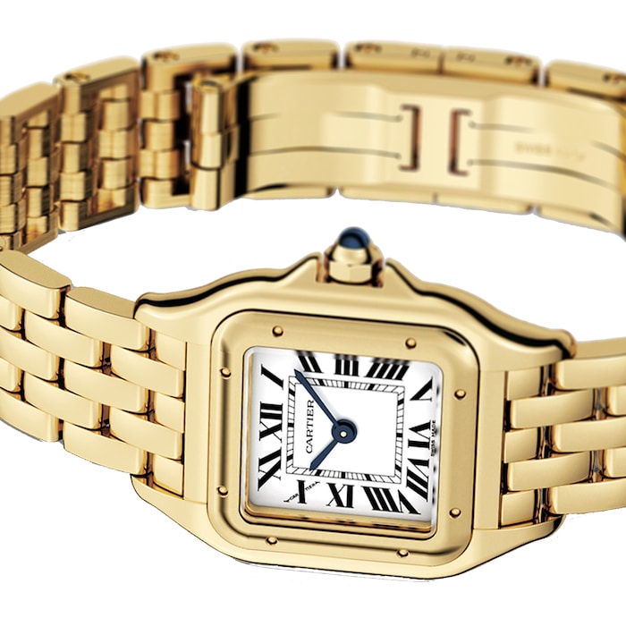 Cartier Panthère De Cartier Watch Small Model, Quartz Movement, Yellow Gold