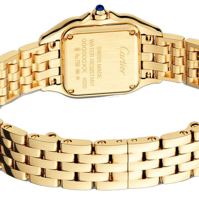 Cartier Panthère De Cartier Watch Small Model, Quartz Movement, Yellow Gold