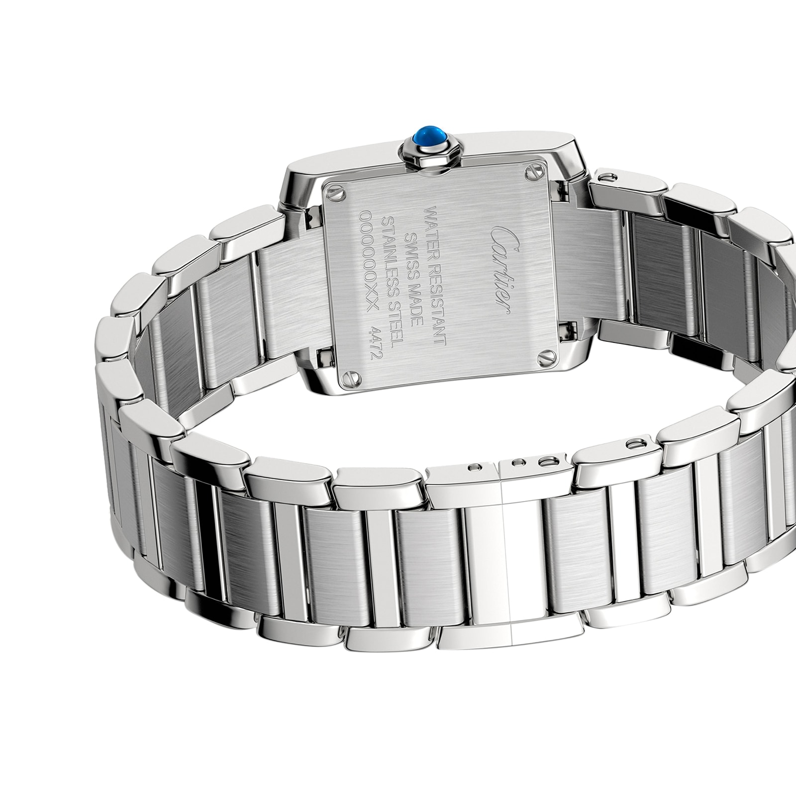 Tank Watch Movement Cartier Tank Française Watch Small Model, Quartz Movement, Steel ...