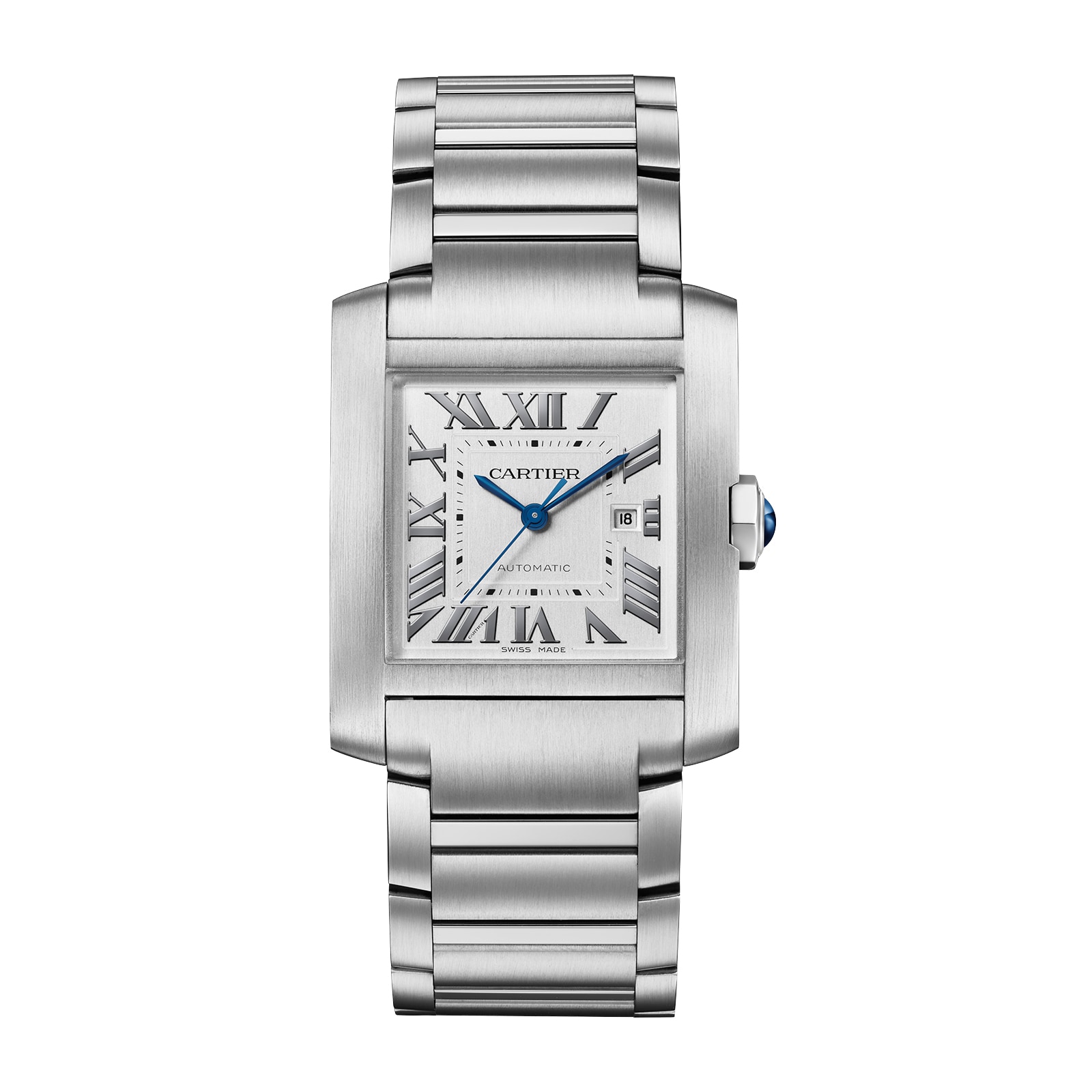 Cartier Tank Française Watch Large Model, Automatic Mechanical Movement, Steel Cartier Tank Française Watch Large Model, Automatic Mechanical Movement, Steel