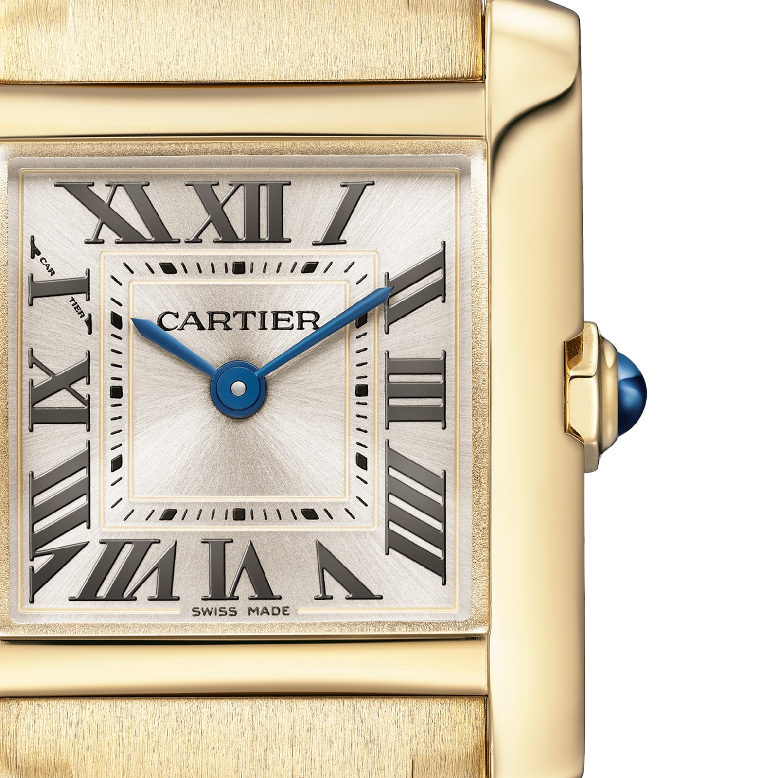 Cartier Tank Fran aise Watch Small Model Quartz Movement Yellow