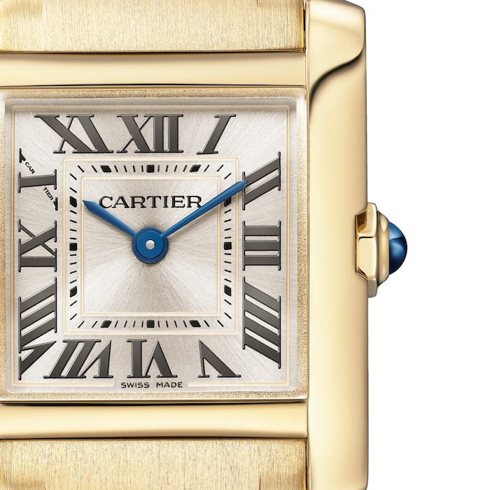 Cartier Tank Française Watch Small Model, Quartz Movement, Yellow Gold