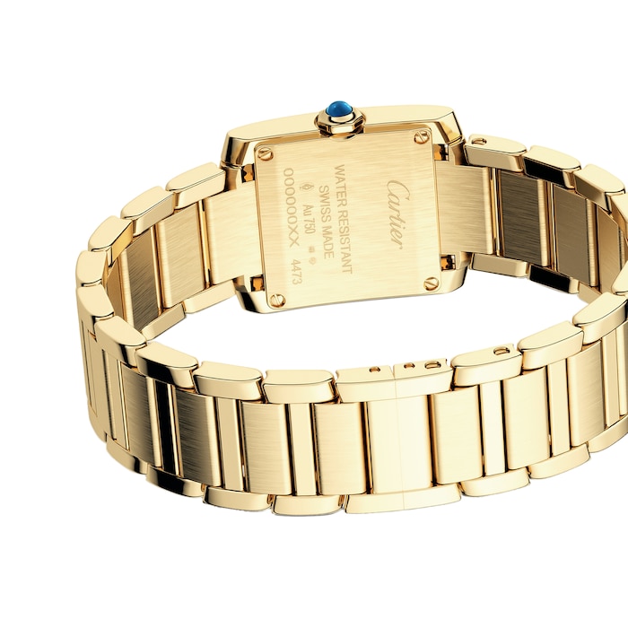 Cartier Tank Française Watch Small Model, Quartz Movement, Yellow Gold