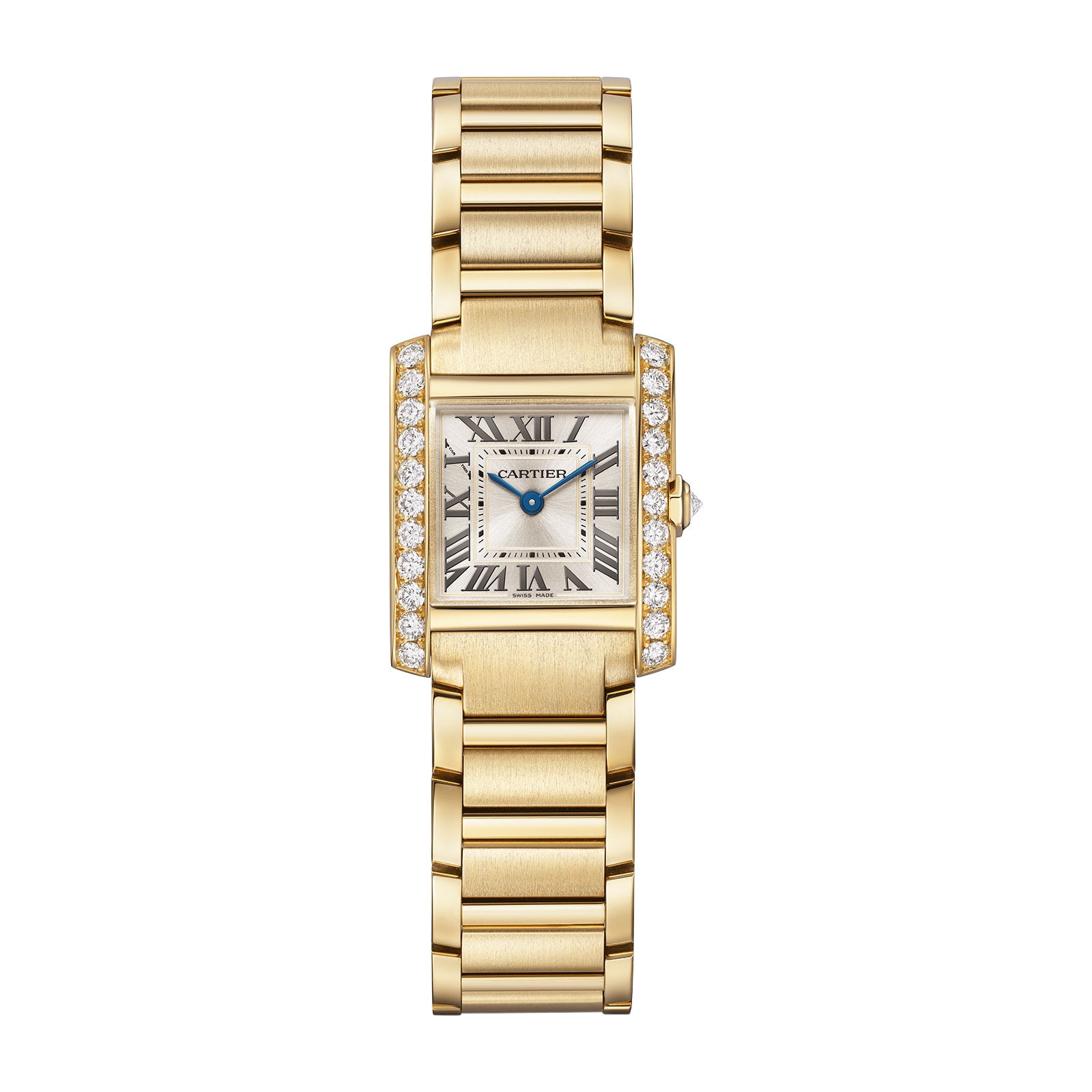 Cartier Tank Francaise Watch with Diamonds, Small