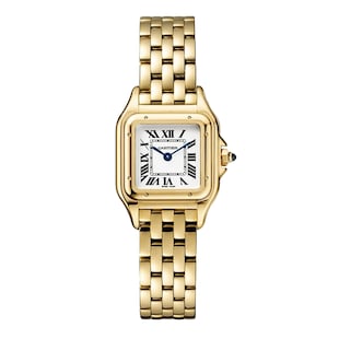 Cartier Panthere de Cartier watch, small model, quartz movement. Case in yellow gold 750/1000, dimensions: 23 mm x 30 mm