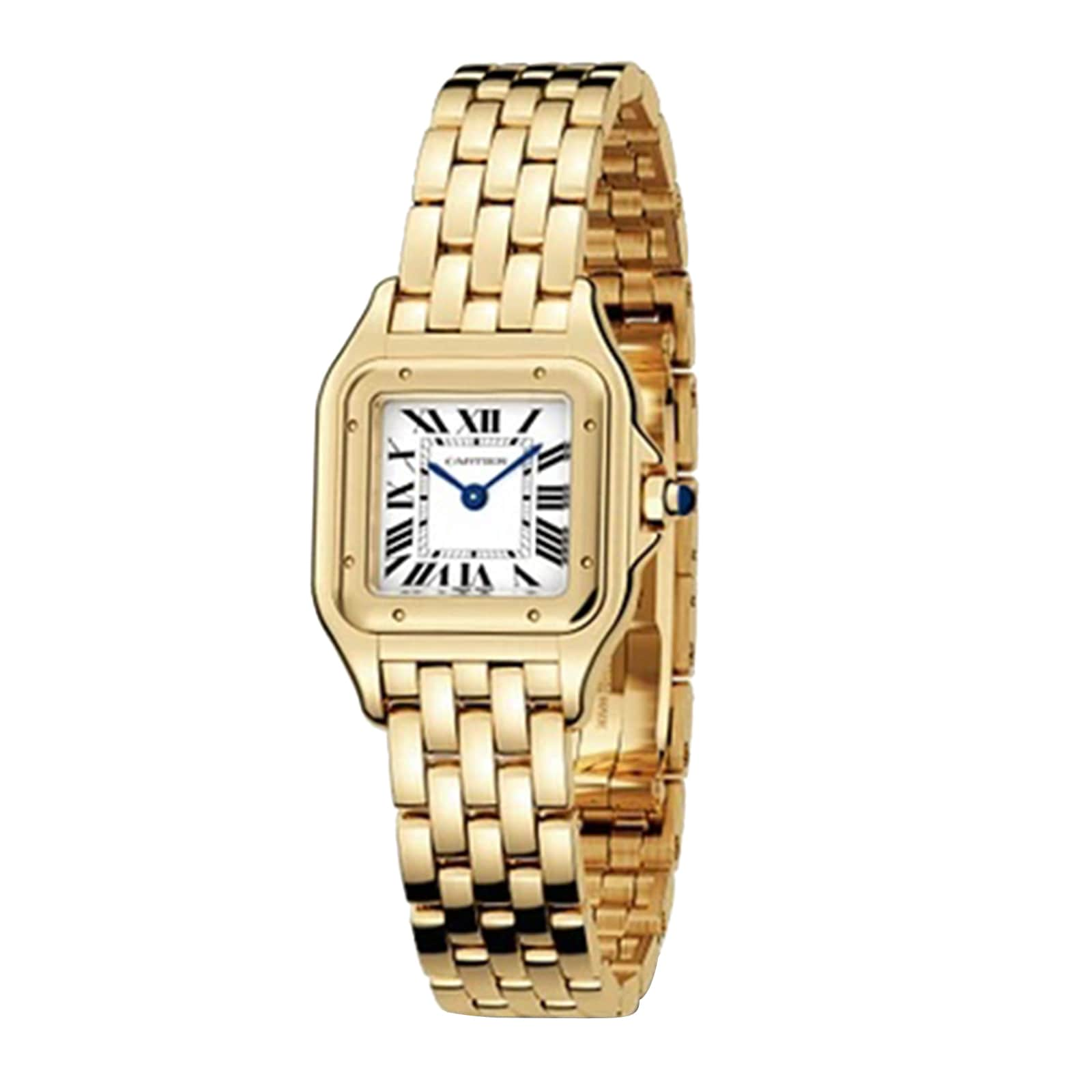 Cartier Panthere de Cartier watch, small model, quartz movement. Case in yellow gold 750/1000, dimensions: 23 mm x 30 mm