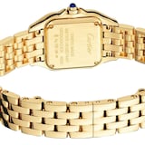 Cartier Panthere de Cartier watch, small model, quartz movement. Case in yellow gold 750/1000, dimensions: 23 mm x 30 mm