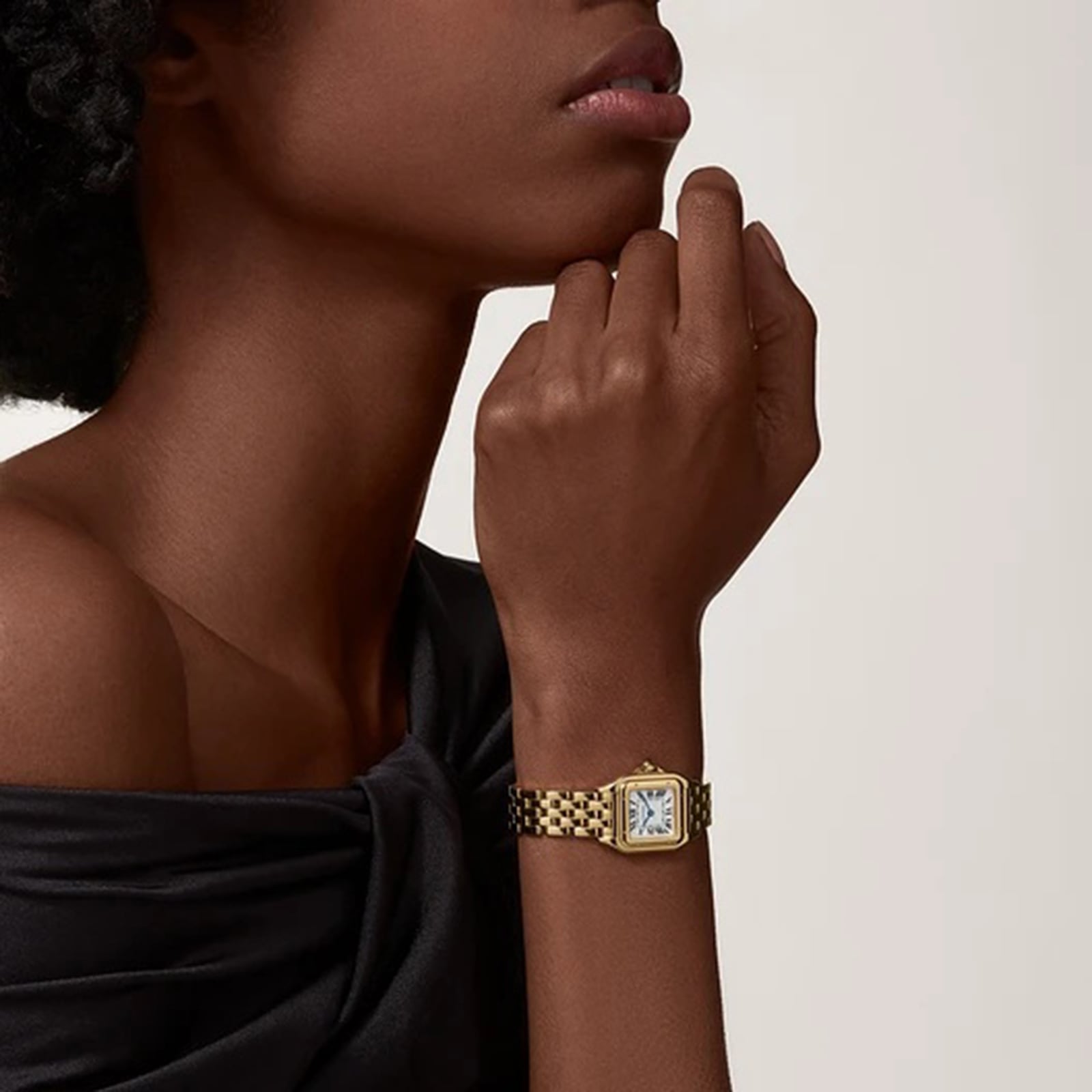Cartier Panthere de Cartier watch, small model, quartz movement. Case in yellow gold 750/1000, dimensions: 23 mm x 30 mm