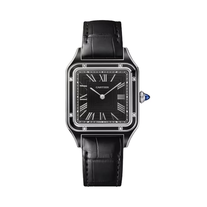 Cartier Santos-Dumont Watch, Large Model, Manual Winding, Steel Case