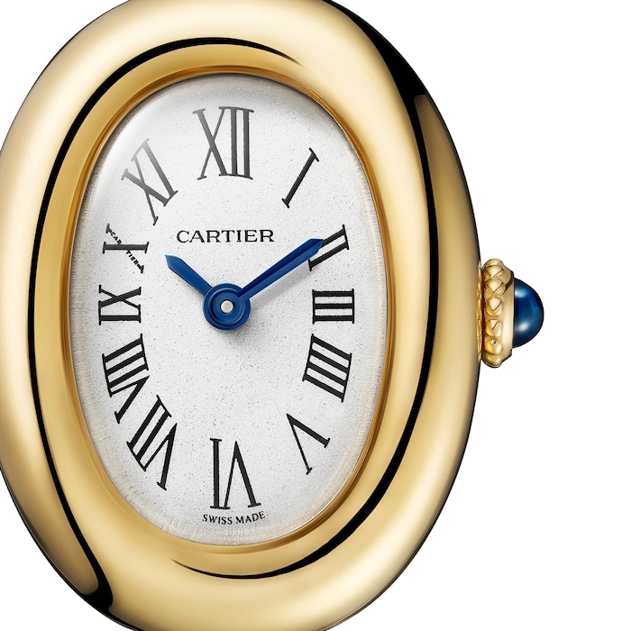 Cartier Santos-Dumont Watch Large Model, Quartz Movement, Rose Gold, Leather