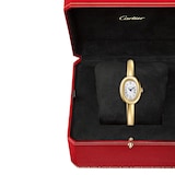 Cartier Santos-Dumont Watch Large Model, Quartz Movement, Rose Gold, Leather