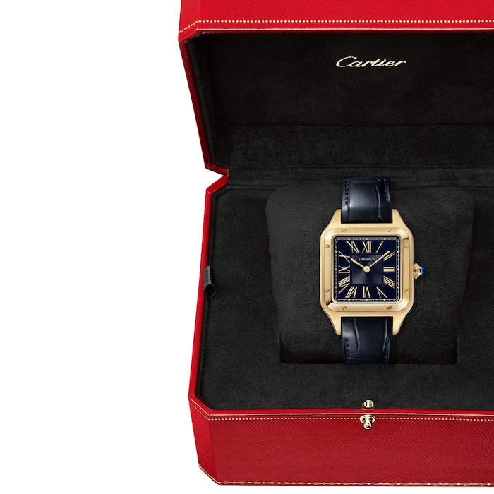 Cartier Santos-Dumont Watch, Large Model, Yellow Gold, High Autonomy Quartz